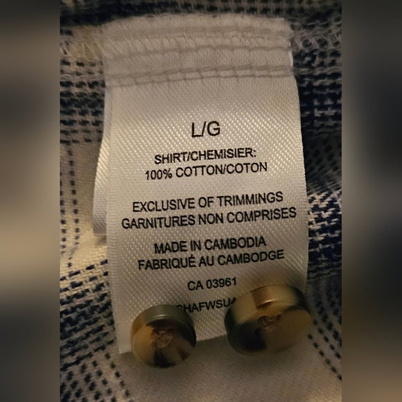 FarWest Women's Cropped Flannel Shirt - Picture 5 of 6